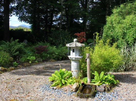 The Japanese Garden, Attadale garden
The Japanese garden at Attadale Gardens with its "stolen" view of the Applecross mountains on the left. [url=http://streetmap.co.uk/map.srf?X=192515&Y=839098&A=Y&Z=120/] Map location. [/url]
