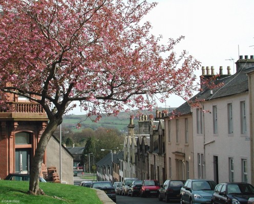 Shuttle Street, Kilbarchan
Kilbarchan is an attractive conservation village a couple of miles from Johnstone.  It is recorded in maps dating back over 400 years.  The village was once a religious centre named after the 7th century Saint, St Barchan.
