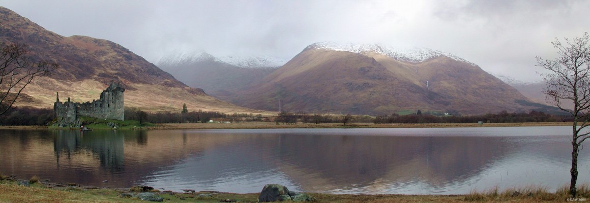 Kilchurn Castle, Loch Awe
Kilchurn Castle was built around 1440 and was a stronghold of the Campbells for 400 years.  Today it is maintained by Historic Scotland and can be accessed by boat during the summer months. [url=http://www.multimap.com/map/browse.cgi?lat=56.4025&lon=-5.0200&scale=25000&icon=x]Map Location[/url]
