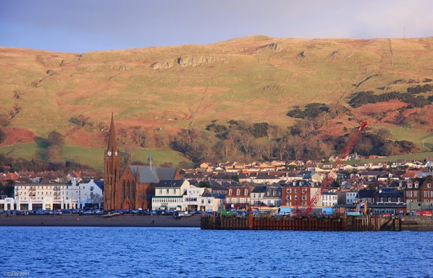 Largs Pier, 2009
A view of the Pier from the Cumbrae ferry taken in 2009 when it was being reconstructed to make way for the larger ferry.  [url=http://www.streetmap.co.uk/map.srf?X=219631&Y=659325&A=Y&Z=115/] Map location. [/url]
