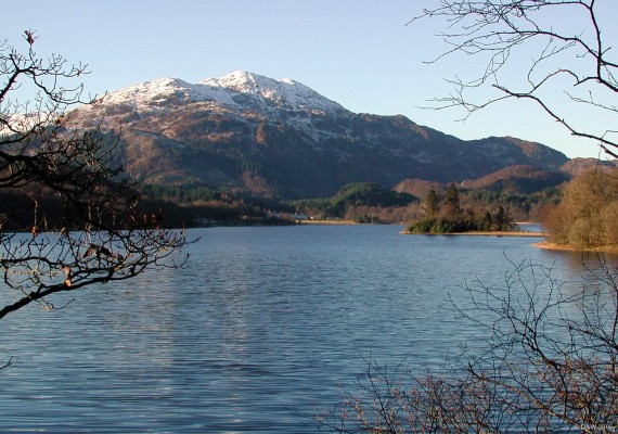 Loch Achray
Looking west along Loch Achray with Ben Venue rising to 727m in the background.

