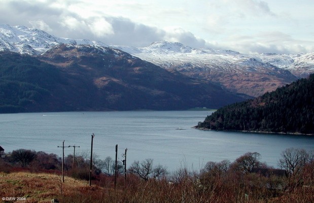 Loch Long & Loch Goil
A winter view overlooking Loch Long towards the mouth of Loch Goil, taken from above Portincaple.   Both Loch Long and Loch Goil are sea lochs on the Firth of Clyde.
