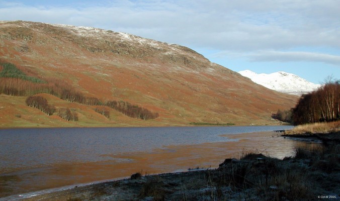 Loch Iubhair with Creag Iubhair behind
[url=http://www.streetmap.co.uk/map.srf?X=242426&Y=726772&A=Y&Z=115/] Map location. [/url]
