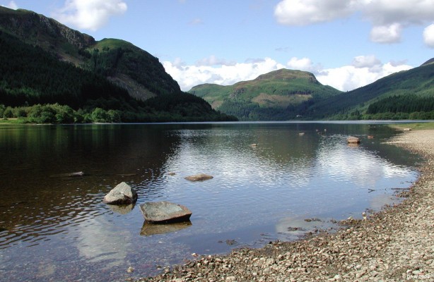 Looking North up Loch Lubnaig, The Trossachs

