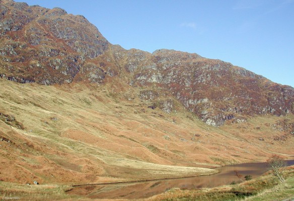 Autumn Colours at Loch Restil
The Loch almost blends into the hill side due to the reflections on this particular day, this loch never looks the same any time you pass it on the A83 heading north. [url=http://www.multimap.com/map/browse.cgi?lat=56.2279&lon=-4.858&scale=25000&icon=x/]Map location.[/url]

