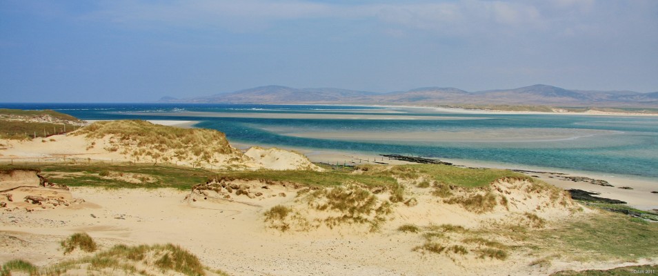 Loch Gruinart, Islay
Sandy beaches as far as you can see.  [url=http://www.streetmap.co.uk/map.srf?X=128699&Y=672765&A=Y&Z=120/] Map location. [/url]
