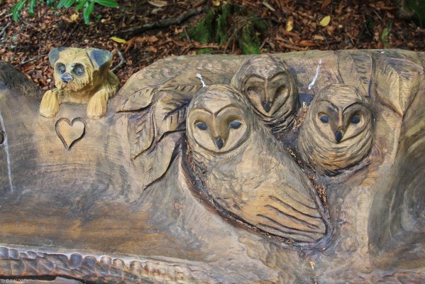 Log carving, Cawdor Castle Estate
