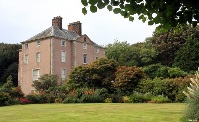 Logan House, Rhins of Galloway
Logan house was built in 1702 by the McDouall family, a walled kitchen garden which later was planted with ornamental plants.  Today that walled garden forms the centre of Logan Botanical Gardens.  The house is a private house but the gardens are open to the public in the summer separately from the Botanic garden. [url=http://streetmap.co.uk/map.srf?X=209680&Y=542813&A=Y&Z=115/] Map location. [/url]
