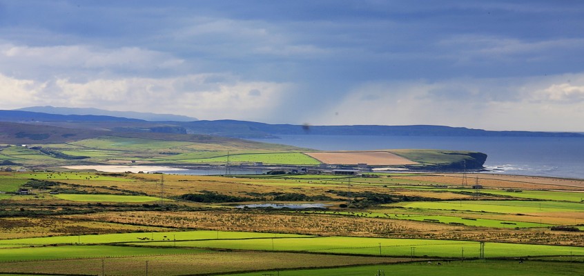 Looking towards Sandside Bay, Caithness
A view from the hills above Dounreay looking east towards Sandside Bay. The smudge in the middle is a Midge, sometimes know as the guardian of the Highlands.  [url=http://www.streetmap.co.uk/map.srf?X=301257&Y=965263&A=Y&Z=120/] Map location. [/url]
