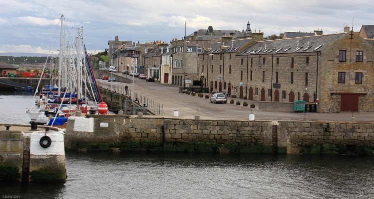Lossiemouth Harbour
Originally the port for the nearby town of Elgin.  The port we see today was built in the 18th century along with much of the surrounding town.  [url=http://www.streetmap.co.uk/map.srf?X=323911&Y=871227&A=Y&Z=115/] Map location. [/url]
