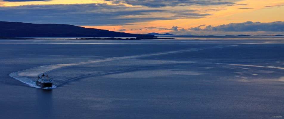 M.V. Hebrides, Uig
M.V. Hebrides heads into the pier at Uig on the Isle of Skye. [url=http://streetmap.co.uk/map.srf?X=139137&Y=862573&A=Y&Z=115/] Map location. [/url]
