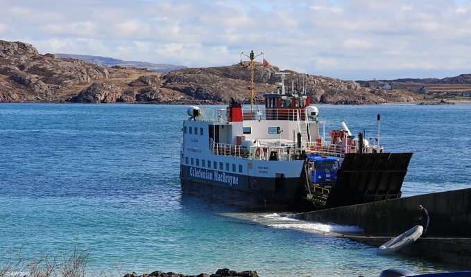 MV Loch Buie
Built in 1992 by J W Miller & Sons of St Monans.  She can carry 9 cars and 250 passengers on the short crossing between Mull and Iona.  The car space is only for of Islanders and not tourists, you soon realise why when you get to Iona.
