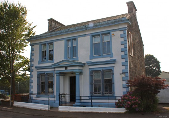 The Masonic Lodge, Neilston
Lodge [url=http://www.thistleandcrown.org/] Thistle and Crown. [/url].  Taken in 2014 not long after it had been re-painted, this was also the former house of Dr Pride who wrote the definitive history of Neilston early last century.
