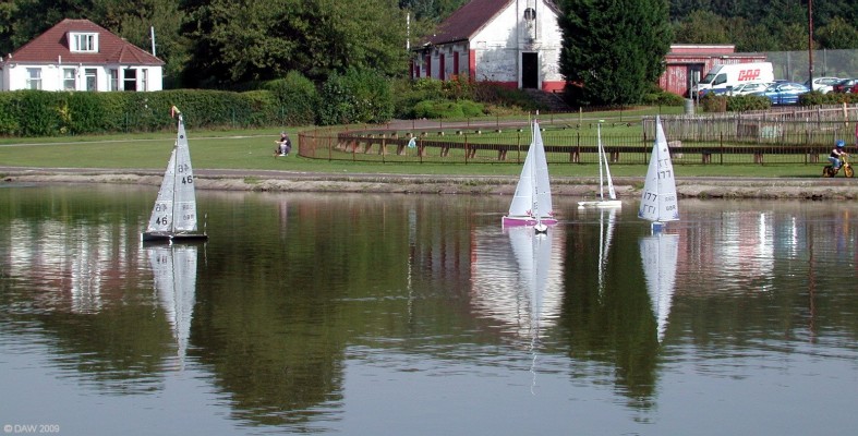 Model Yachts, Barshaw Park, Paisley
A lazy Sunday morning at Barshaw Park in Paisley.  [url=http://www.streetmap.co.uk/map.srf?X=249931&Y=664217&A=Y&Z=115/] Map location. [/url]
