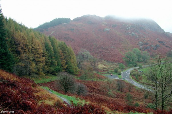 Autumn view from Murray's Monument, Galloway
