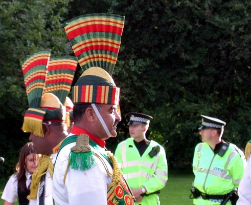 2006, Men in Hats
The local constabulary seem to have been upstaged on the hat front.
