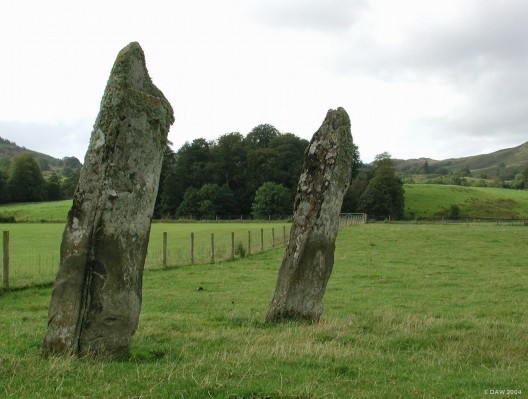Nether Largie Standing stones, Kilmartin Glen
The southern most standing stones at Nether Largie.  The stones are thought to date from 4000-5000BC.  Kilmartin Glen has more prehistoric sites than you can shake a stick at, many of them are easily reached a short distance from the road.  Nether Largie is on private land but has a purpose built car park nearby for visitors to access it.
