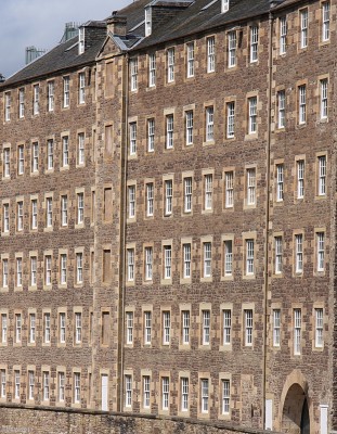 New Lanark Cotton Mill
Number three Mill at [url=http://www.newlanark.org/index2.shtml/] New Lanark [/url].  In its hayday in the 19th century around 2,500 people worked at New Lanark Cotton Mill, powered by water taken from the river Clyde.
