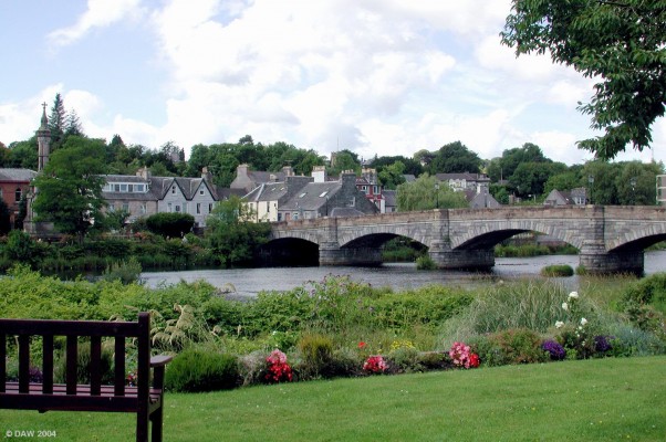 Newton Stewart
Looking across the river Cree towards Newton Stewart.  The river divides the communities of Newton Stewart and Minnigaff.
