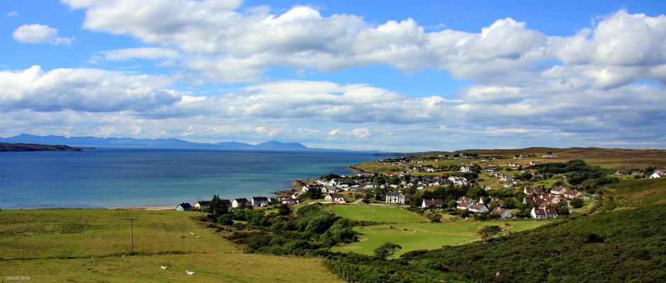 Over looking the small community of Gairloch
The small Island of Longa is on the left and in the distance are the islands of the outer Hebrides.  [url=http://www.streetmap.co.uk/map.srf?X=180470&Y=877442&A=Y&Z=120/] Map location. [/url]
