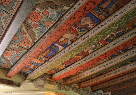 Painted ceilings, Crathes Castle
Some of the 400 year old painted ceilings at Crathes Castle in Aberdeenshire.
