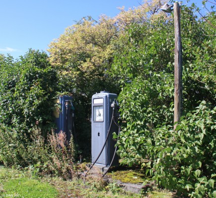 Environmentaly friendly petrol pump
Somewhere in the Scottish borders, can't remember where, somewhere I ended up by mistake I think.
