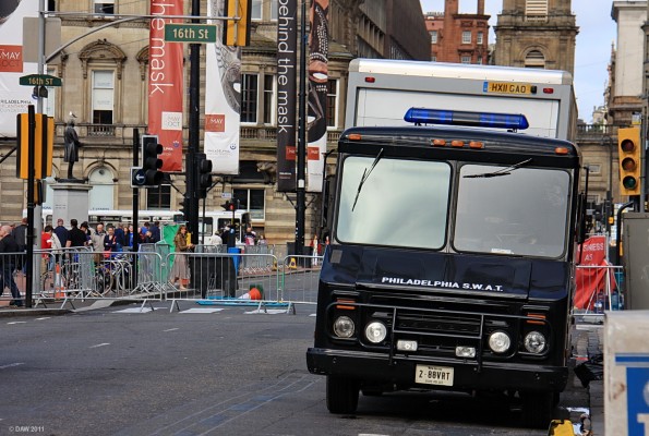 SWAT team, World War Z, Glasgow
They must have an infestation of flies.
