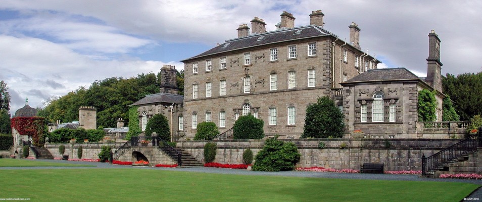 Pollock House, Glasgow
Pollock Estate has been in the hands of the Maxwells since the 13th century, before this house there were thought to have been three previous castles built by the Maxwells.  In 1747 Sir John Maxwell built the house we see here today.  This is a rear view from the gardens.  [url=http://www.streetmap.co.uk/map.srf?X=254897&Y=661787&A=Y&Z=115/] Map location. [/url]
