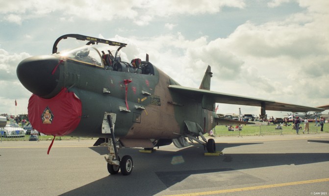 A7 Corsair of the Portugese Airforce, Fairford 1993
