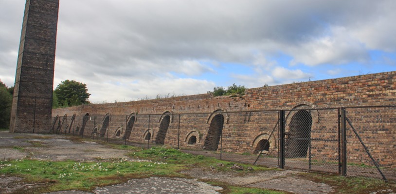 Prestongrange Hoffmann brick kiln
The Hoffmann continuous Kiln at Prestongrange Industrial Heritage museum.  The Kiln was built in 1937 and was capable of producing bricks in huge quantities.  The Hoffmann Kiln allowed a continuous cycle of brick production which rotated frin one chamber of the kiln to the next in succession.  There are 24 chambers and each one held 11,000 bricks. [url=http://streetmap.co.uk/map?X=337211&Y=673666&A=Y&Z=115/] Map location. [/url]
