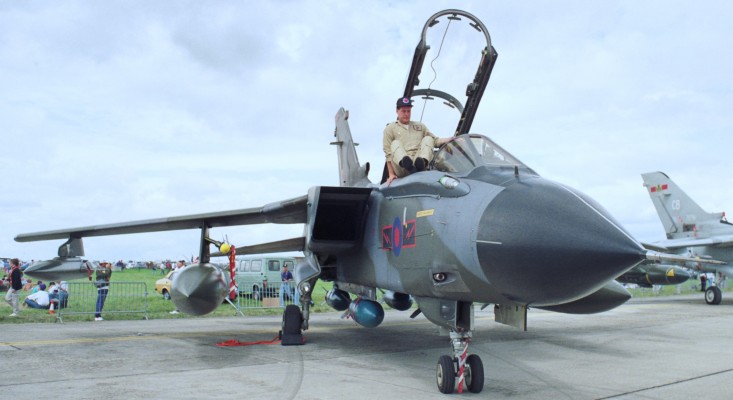 Panavia Tornado, Fairford, 1993
An RAF Tornadio at the Fairford International Air Tatoo in 1993
