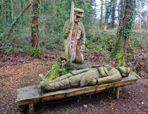 Remembrance woodland, Rozelle Park, Ayr
