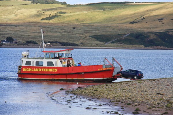 M.V. Renfrew Rose, Cromarty
Anyone from Renfrew or Yoker will recognise this little ferry as the old Renfrew Ferry.  In its retirement it now carries passengers across the Cromarty firth to Nigg.  [url=http://streetmap.co.uk/map?X=278625&Y=867795&A=Y&Z=120/] Map location. [/url]
