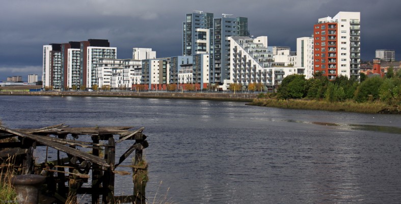 The Riverside, Glasgow
Looking over to the North side of the Clyde from Govan, this is the 'new' Glasgow, perhaps not to everyone's taste but it has to be pointed out that the huge brick built Granery that used to stand there lookerd a lot worse.  [url=http://streetmap.co.uk/map.srf?X=255390&Y=665958&A=Y&Z=115/]  Map location. [/url]
