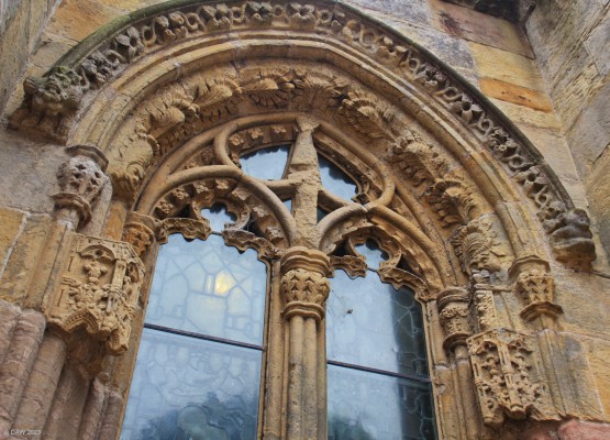 Rosslyn Chapel
One of the windows at [url=https://www.rosslynchapel.com/] Rosslyne Chapel [/url]
