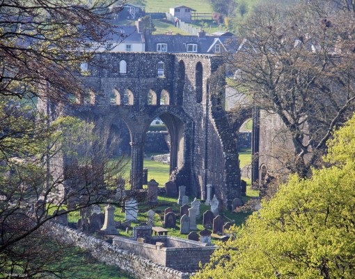 Ruins of Dundrennan Abbey
Looking down on the ruins of Dundreenan abbey in Dumfries & Galloway
