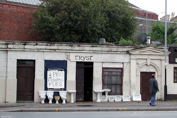 Shop front, Glasgow
There's nothing better than getting your products out where potential customers can see them, or fall over them.
