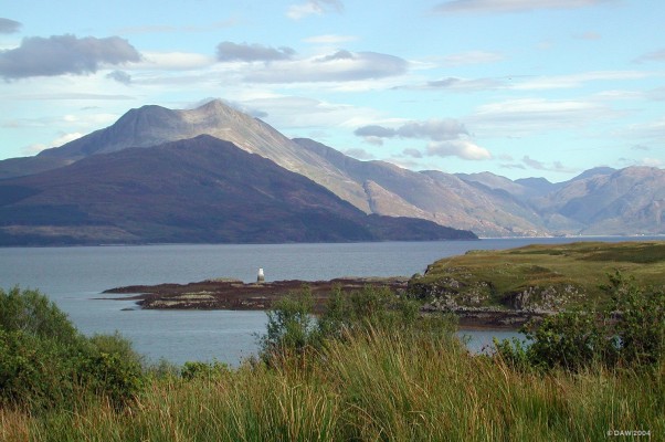 The Sound of Sleat
Looking over the Sound of Sleat from the Isle of Skye towards the Knoydart peninsula on the mainland. [url=www.multimap.com/map/browse.cgi?lat=57.1531&lon=-5.8011&scale=25000&icon=x/]Map location[/url]
