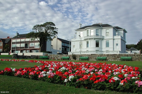 South Bay, Largs
Sadly, by 2007 when this photo was taken the rose garden had been replaced by summer bedding but at least its colourfull.  The white house was the South Bay Hotel but changed hands before closing and being coverted to flats. [url=http://www.streetmap.co.uk/map.srf?X=220561&Y=658483&A=Y&Z=115/] Map location. [/url]
