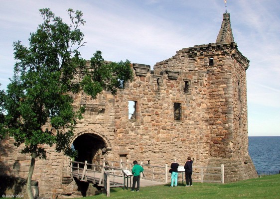 Entrance to St Andrews Castle
