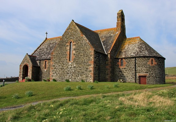 St Kiarans Church, Islay
Located on the road between Bruichladdich and Port Charlotte the church was built in 1898 to serve the exanding population of the villages around Loch Indaal.  [url=http://www.streetmap.co.uk/map.srf?X=125754&Y=659595&A=Y&Z=120/] Map location. [/url]
