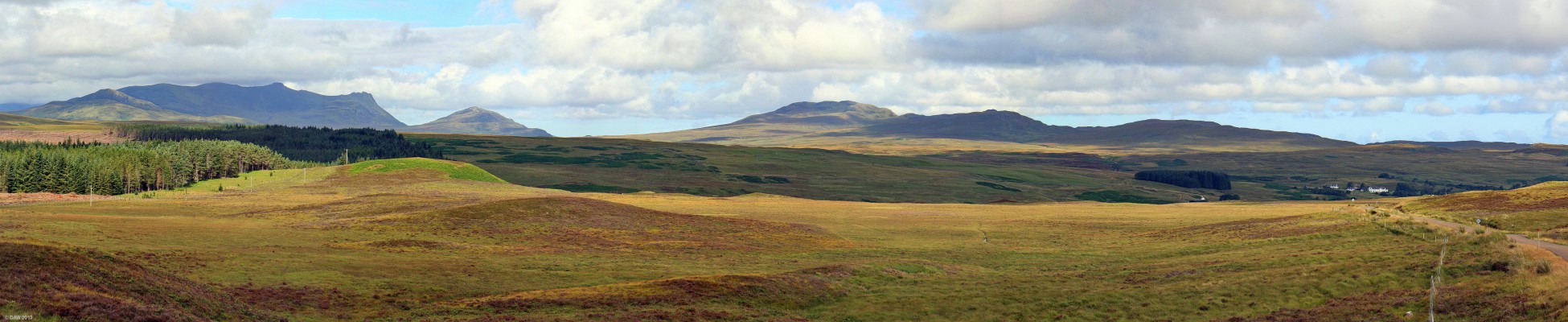Sutherland landscape
The wide open space of Sutherland, Ben loyal can be seen rising to 764 metres in the distance on the left. [url=http://www.streetmap.co.uk/map.srf?X=278735&Y=937235&A=Y&Z=130/] Map location. [/url]
