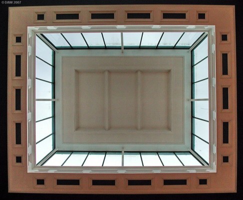 The Atrium, Custom House Greenock
Looking straight up in the central atrium of Greenock Custom House.  Buit in 1816 when Greenock was still a major port for Glasgow, the second city of the Empire.
