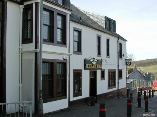 The Black Horse Public House, Neilston
In January 2011 this pub suffered the same fate as its neighbour a few years earlier, it was gutted by fire and demolished within a few days.  A Cynic might think a developer had his eyes on the ground taken up by the two buildings. [url=http://www.streetmap.co.uk/map.srf?X=247989&Y=657379&A=Y&Z=110/] Map location. [/url]
