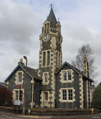 The Clock Tower, Moniaive
The clock tower dominates the small village of Moniaive in Dumfries & Galloway.  The Tower House was built in 1865 as the schoolmasters's house. The clock is wound by hand and is now part of a private home. [url=http://streetmap.co.uk/map?X=277802&Y=590934&A=Y&Z=115/] Map location. [/url]
