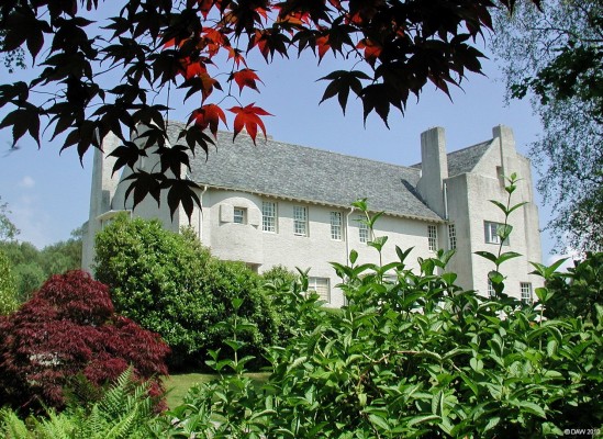 The Hill House, Helensburgh
The Charles Rennie Mackintosh designed house in Helensburgh.  Dating from 1924 it is now in the hands of the National Trust for Scotland.  The gardens alone are worth a visit with their impressive views over Helensburgh to the River Clyde.  [url=http://www.streetmap.co.uk/map.srf?X=230040&Y=683840&A=Y&Z=120/] Map location. [/url]
