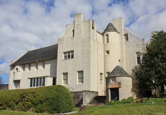 The Hill House, Helensburgh
Designed in 1924 by Charles Rennie Mackintosh for the wealthy Glasgow businessman, Walter Blackie.  Today the building is in the hands of the [url=https://www.nts.org.uk/visit/places/the-hill-house] National Trust for Scotland [/url].  The gardens have also been restored to a design suggested by Mackintosh.  This photo was taken 2018 just before the house was the house was covered in a protective box whilst decisions are made as to how best make repairs.
