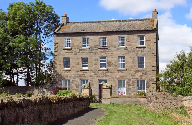 The Lions House, Berwick Upon Tweed
This impressive building was built around 1807 and looks out over the town walls to the  sea.  Apparently the painter L.S. Lowry looked at buying it in 1947 but found it to be riddled with dampness.  It became derelict but was restored by the Berwick Upon Tweed Preservation trust in 1976.  [url=http://streetmap.co.uk/map.srf?X=400179&Y=652958&A=Y&Z=110/] Map location. [/url]

