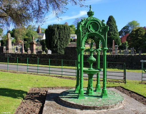 The Memorial Fountain, Barr
The Memorial  Fountainin Barr, south Ayrshire.  Erected by the people of Barr in memory of John McTaggart, Lance Corporal 1st KOSB, who died in war at Bloemfontein,South Africa 1901.  [url=http://www.streetmap.co.uk/map.srf?X=227543&Y=594078&A=Y&Z=115/] Map location. [/url]
