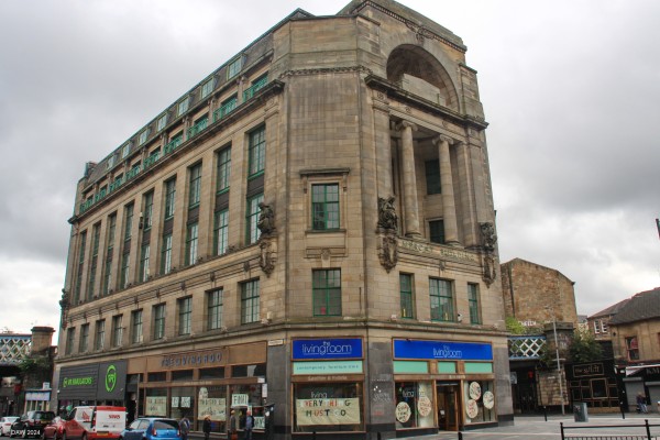 The Mercat Building
Built between 1925 and 1928 as part of a redevelopment of the Glasgow Cross area.
